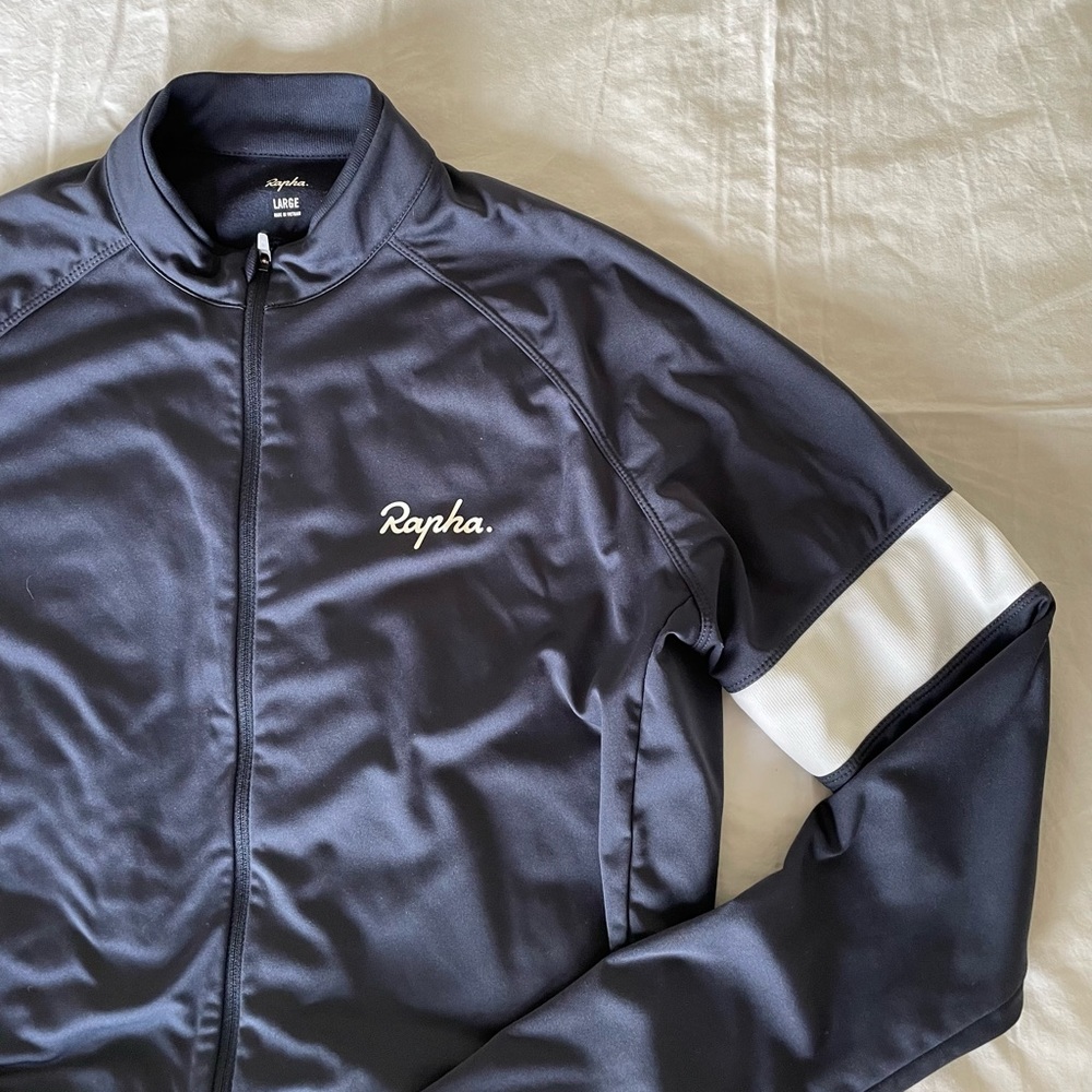 NWOT Rapha Navy Long Sleeve Core Jersey (L)